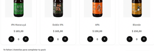 ¿ Querés comprar botellas ?
