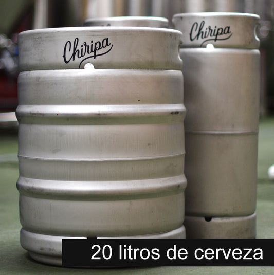 Cerveza en barril de 20 litros